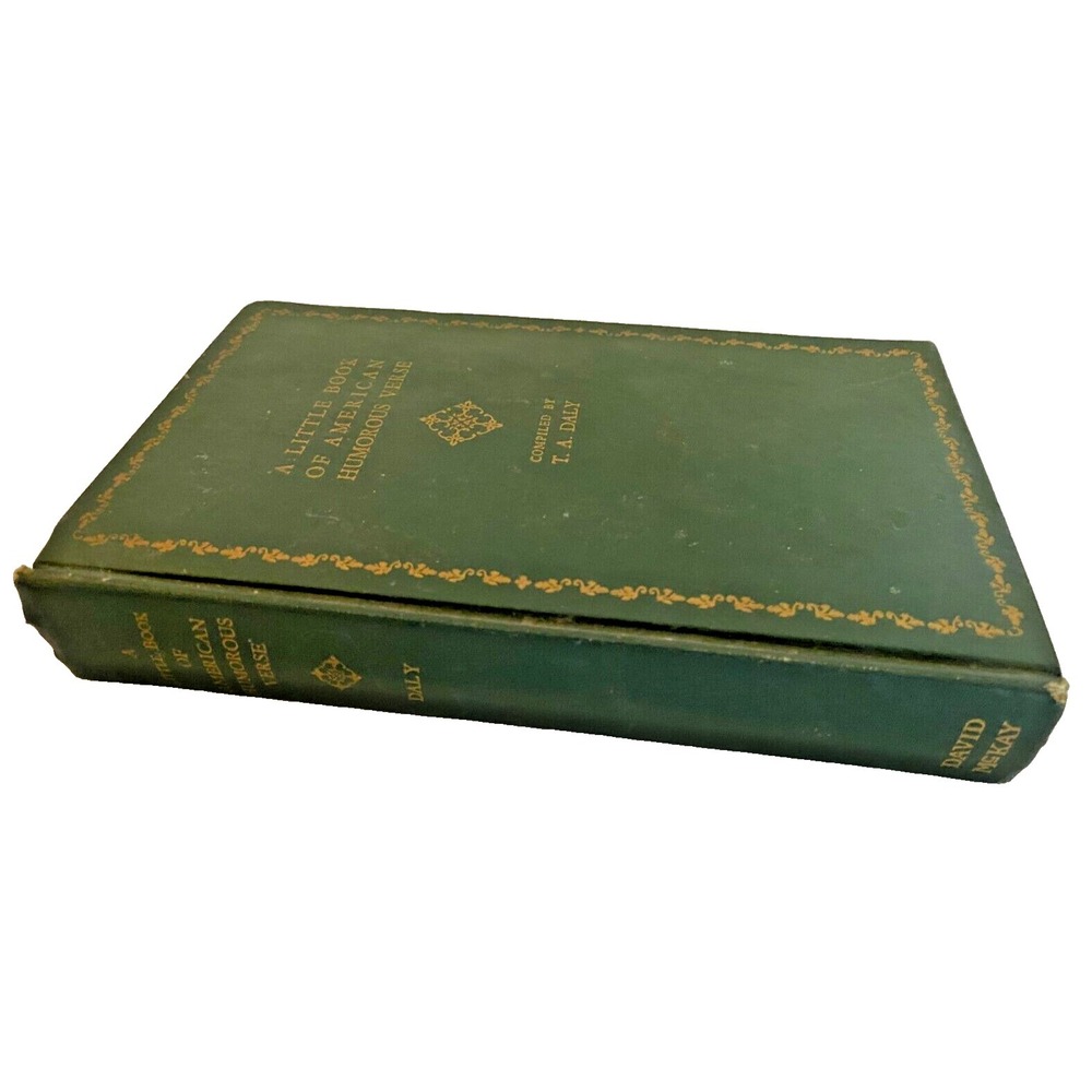 Antique A Little Book of American Humorous Verse -T.A. Daly 1926 1st Edition - Picture 2 of 5